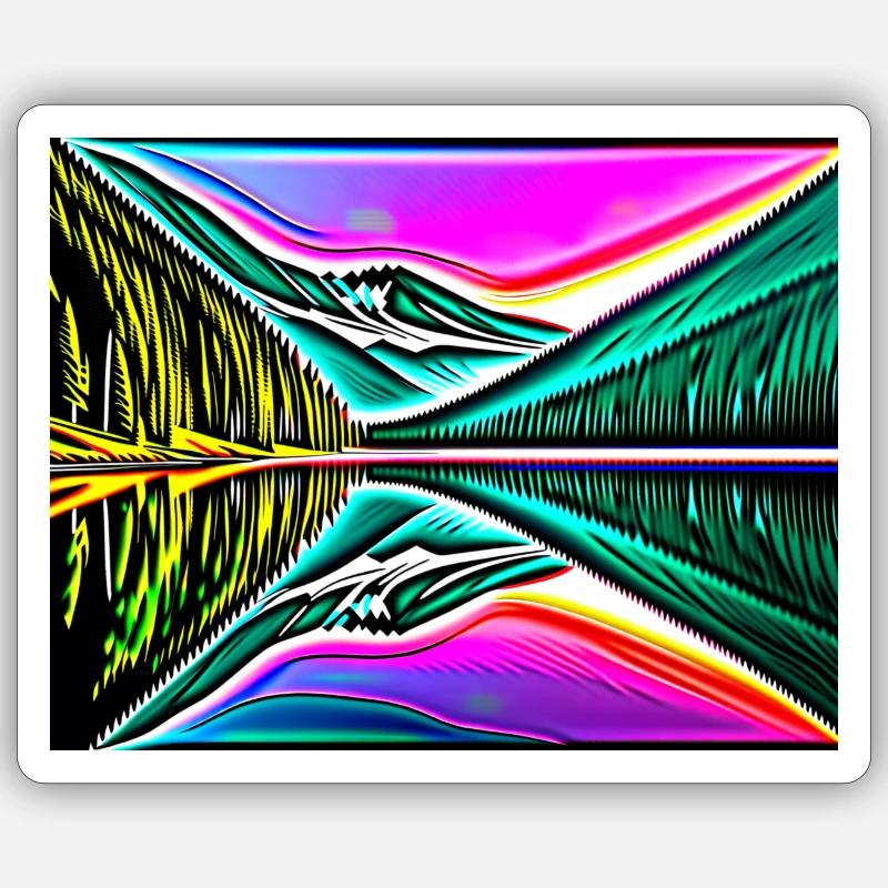 Morgenstille Sticker Größe S (10 x 10 cm)