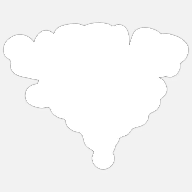 Saddler - Sticker size S (10 x 10 cm) - white matte