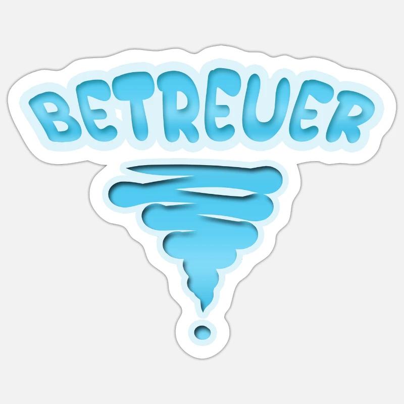 Profession Aidant - Sticker taille S (10 x 10 cm) - blanc mat