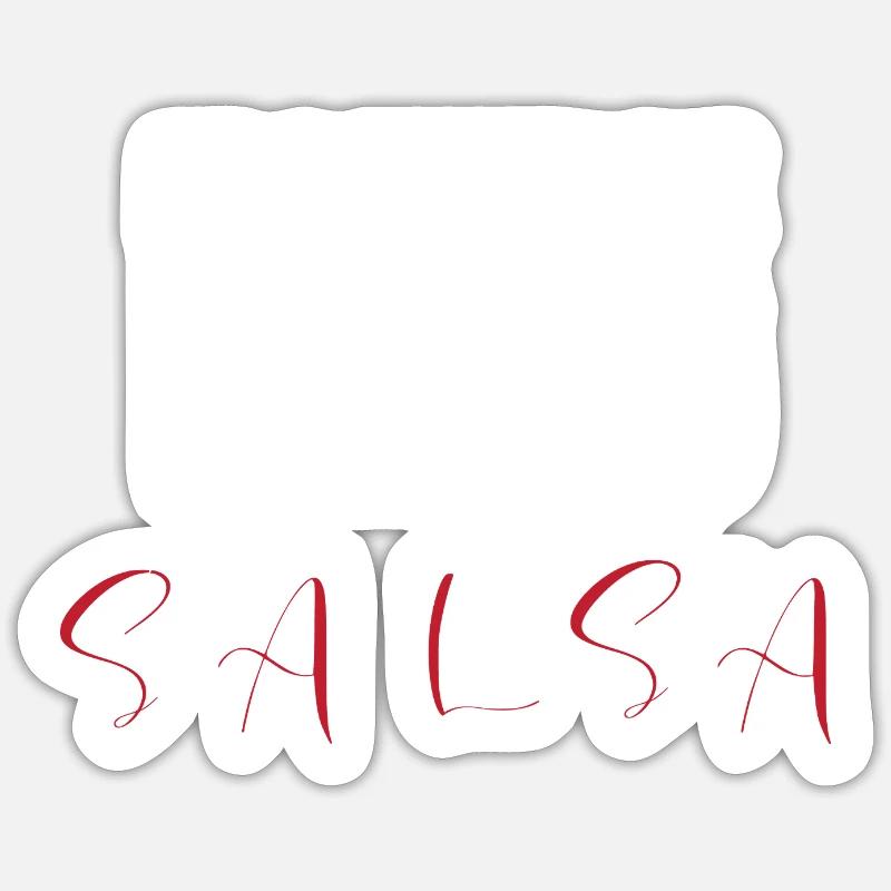 Danseuse de salsa Danseuse Sticker taille S (10 x 10 cm)