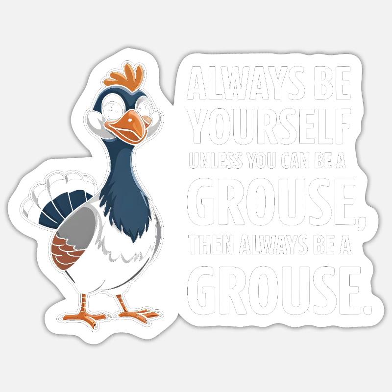 Auerhahn Sticker Größe S (10 x 10 cm)