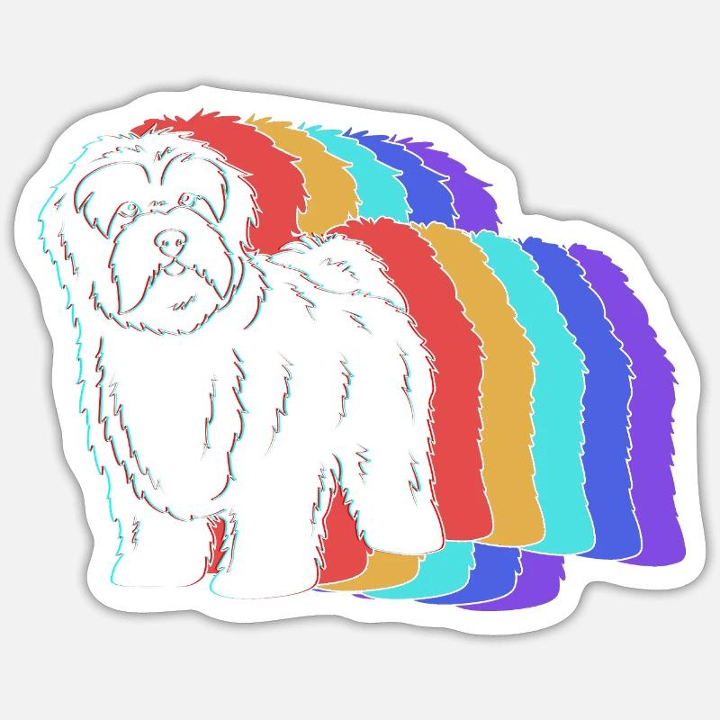 Havanese Sticker size S (10 x 10 cm)