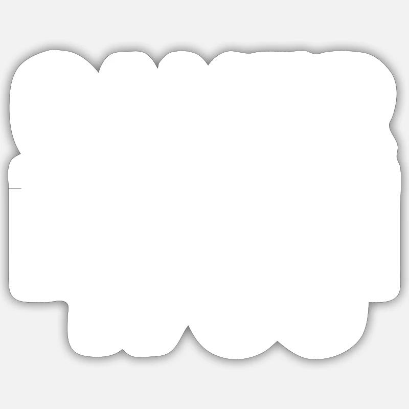 1955 - Sticker taille S (10 x 10 cm) - blanc mat