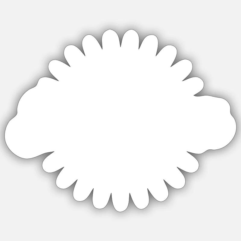 Majorque 2025 - Sticker taille S (10 x 10 cm) - blanc mat