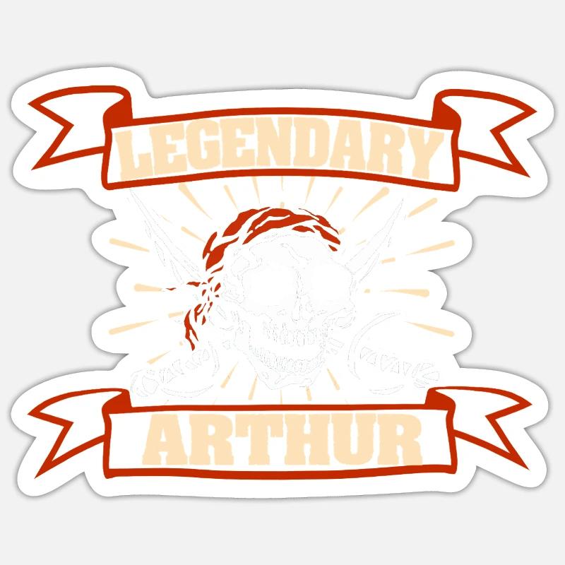 Arthur Sticker size S (10 x 10 cm)