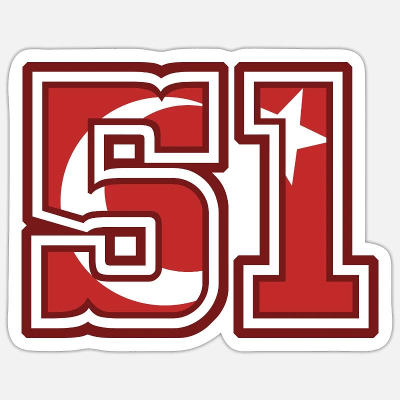 Niğde - Sticker Größe S (10 x 10 cm) - Mattweiß
