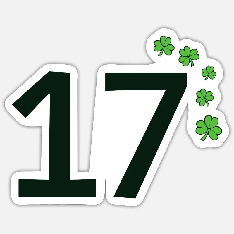 17 - Sticker taille S (10 x 10 cm) - blanc mat