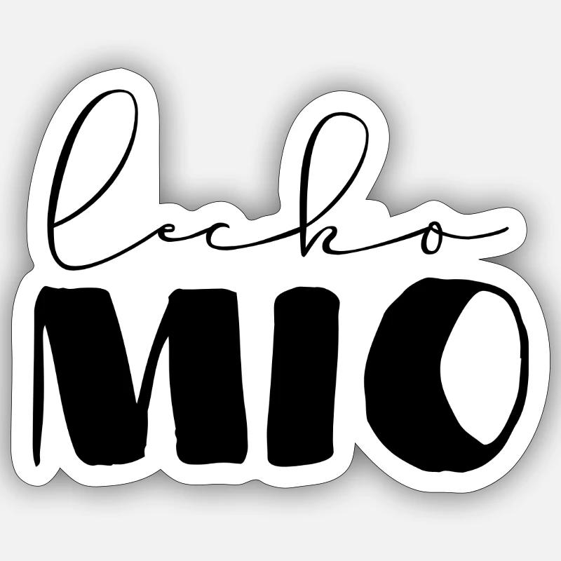 Lecko Mio - Sticker size S (10 x 10 cm) - white matte