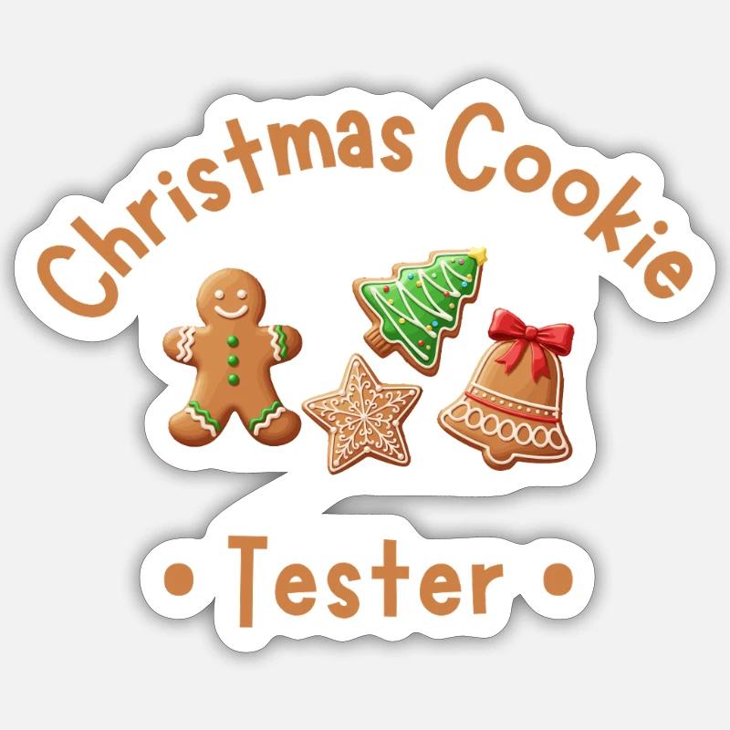 Cookie Tester - Sticker size S (10 x 10 cm) - white matte