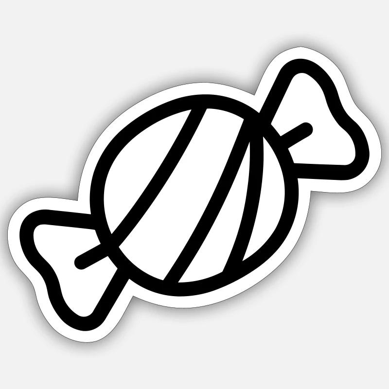 candy Sticker size S (10 x 10 cm)