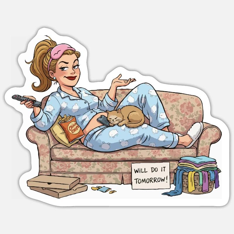 Will do it tomorrow Sticker size S (10 x 10 cm)