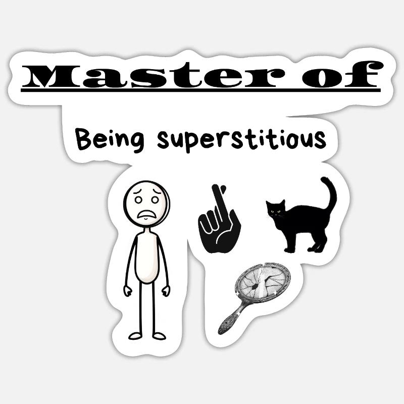 Maître de la superstition Sticker taille S (10 x 10 cm)