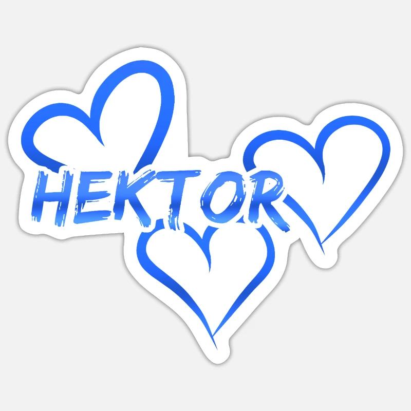 Hector as a given name Sticker size S (10 x 10 cm)