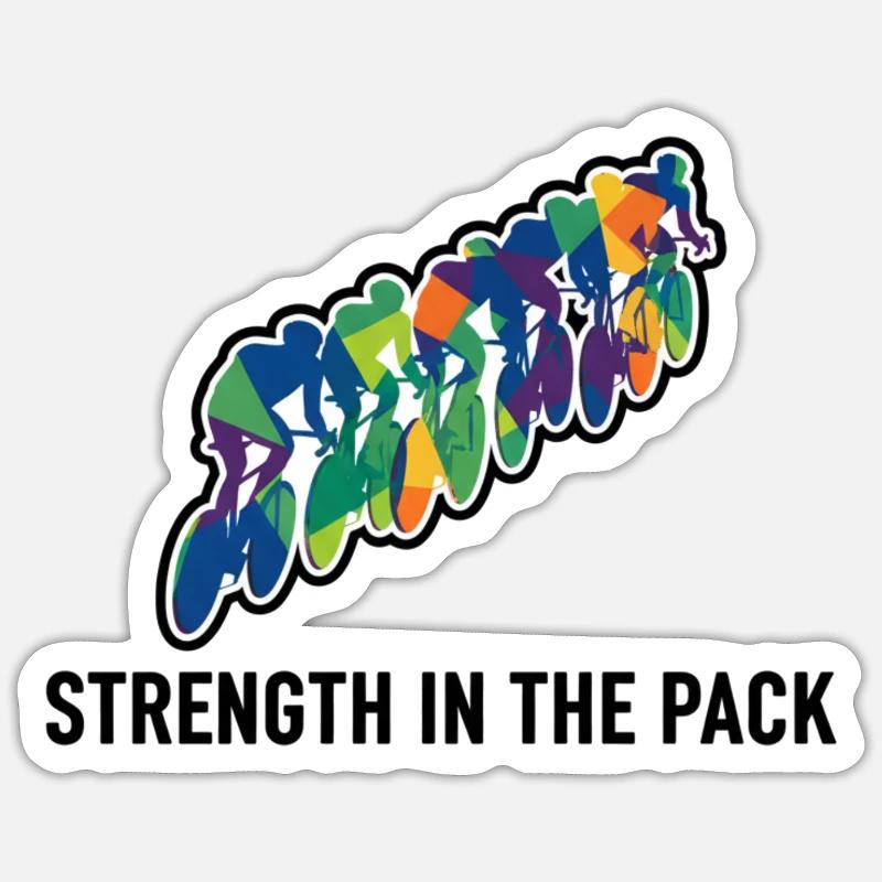 Cycle d’alimentation du pack - Sticker taille S (10 x 10 cm) - blanc mat