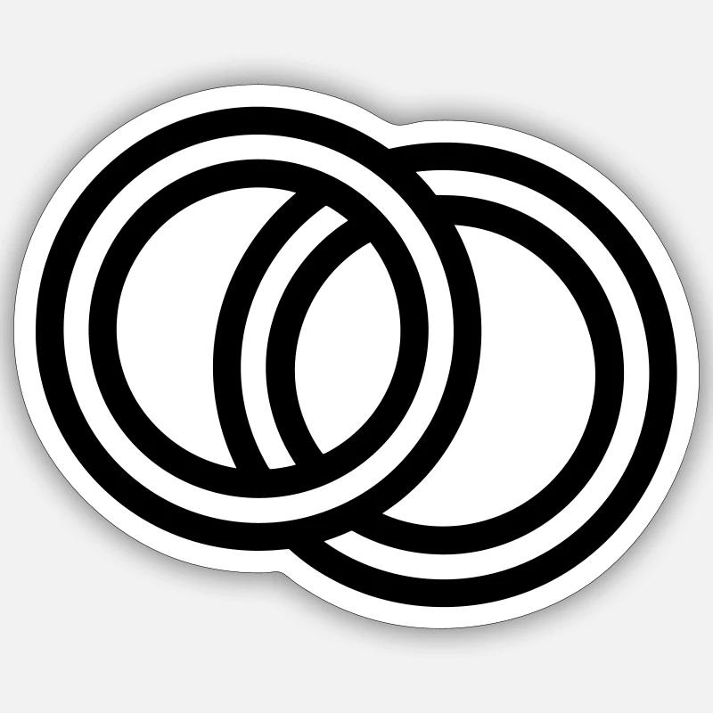 betrothal - Sticker size S (10 x 10 cm) - white matte