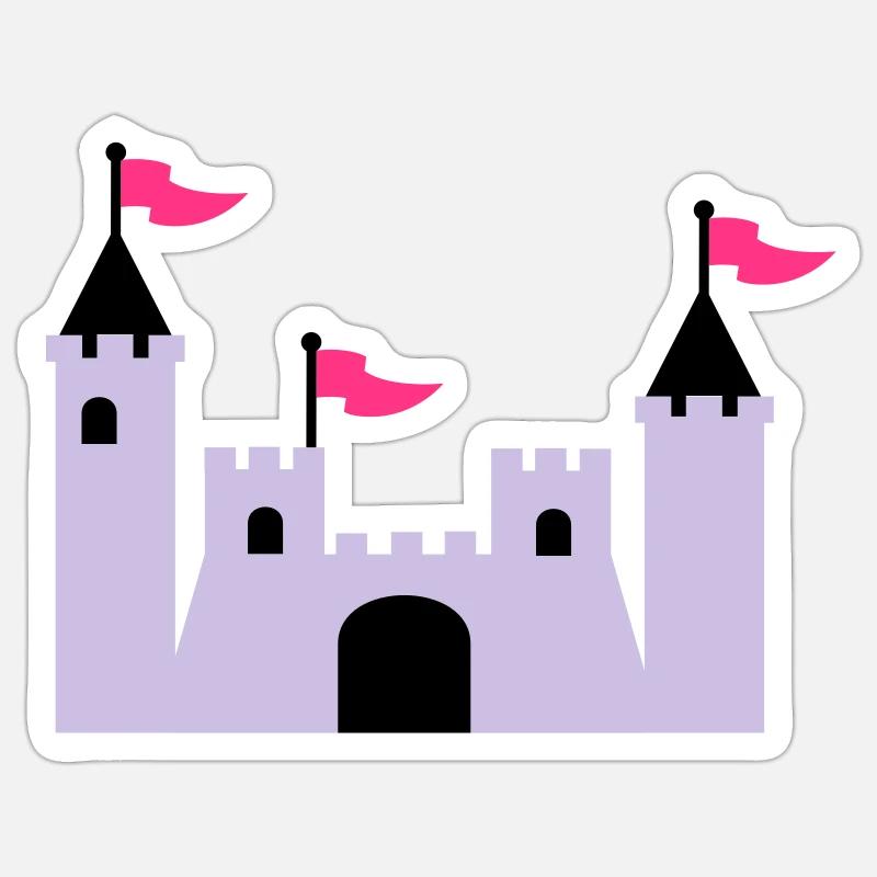 castle Sticker size S (10 x 10 cm)