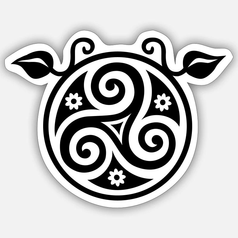 Triskell Sticker taille S (10 x 10 cm)