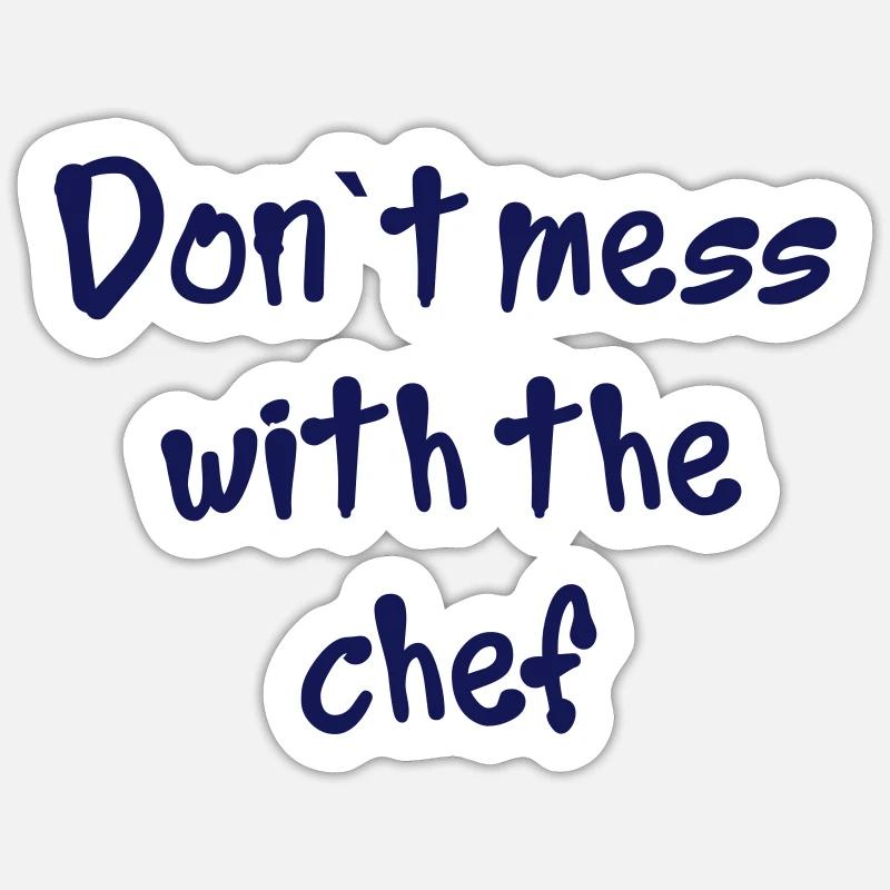 cuisine - Sticker taille S (10 x 10 cm) - blanc mat