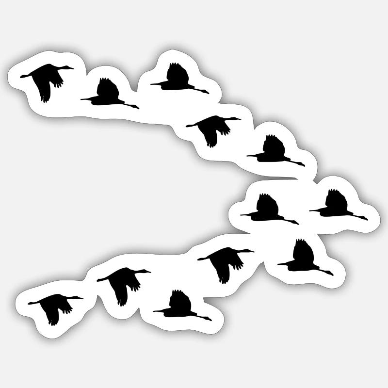 bir D650 - Sticker taille S (10 x 10 cm) - blanc mat