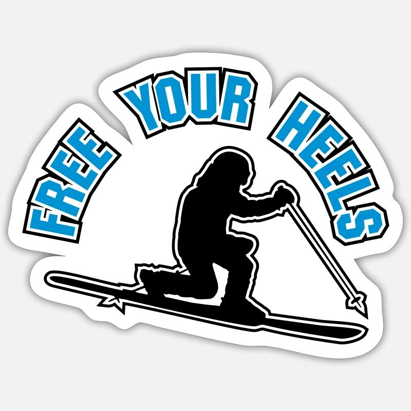 libérer vos talons pour Sticker taille S (10 x 10 cm)