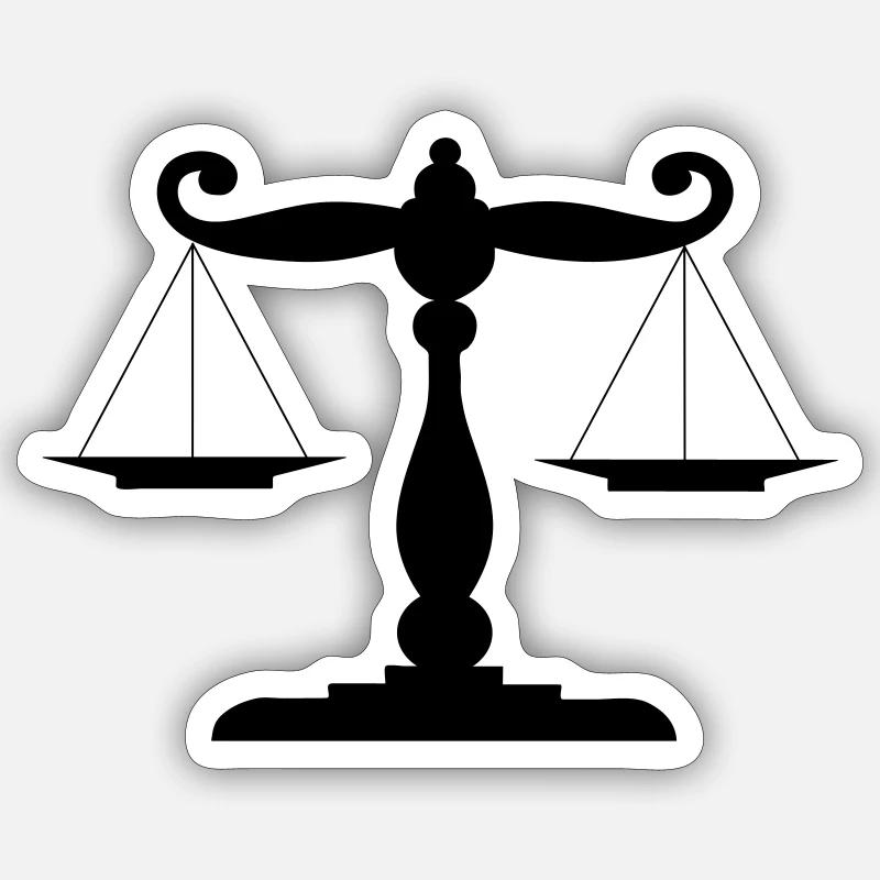 scales Sticker size S (10 x 10 cm)