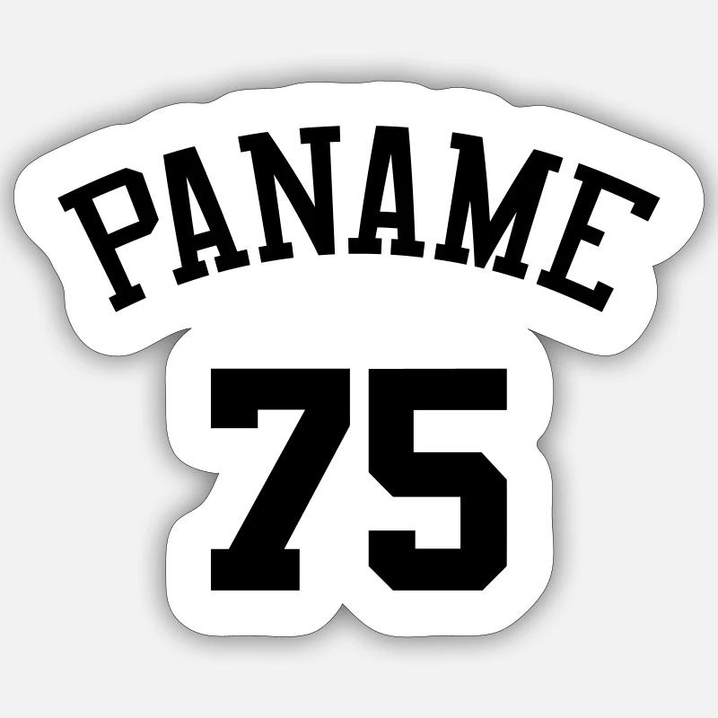 PARIS 75 - Sticker Größe S (10 x 10 cm) - Mattweiß