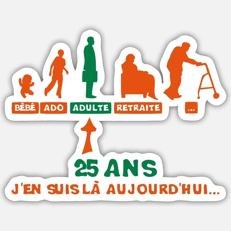 Sticker taille S (10 x 10 cm) - 