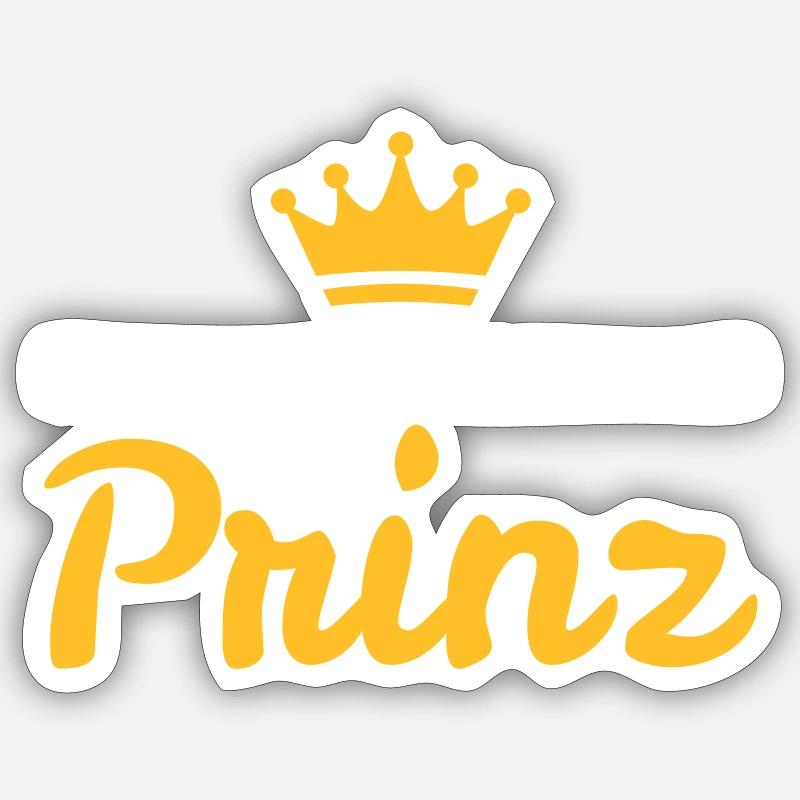 Nenn mich einfach Prinz Sticker Größe S (10 x 10 cm)