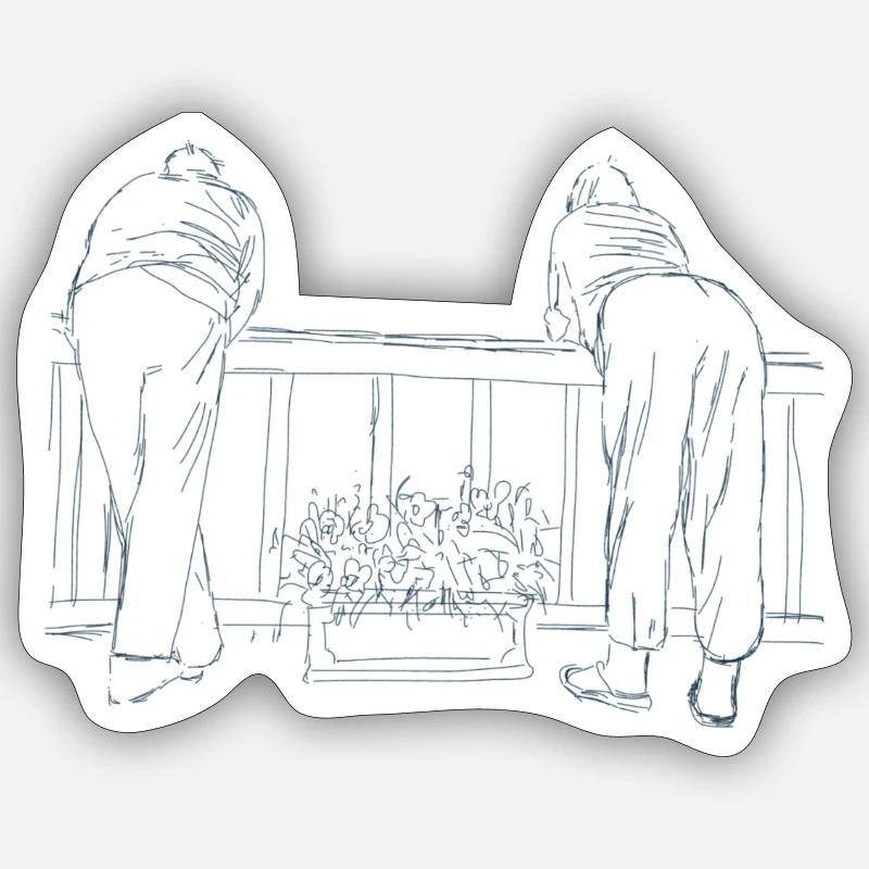 Sticker taille S (10 x 10 cm) - 