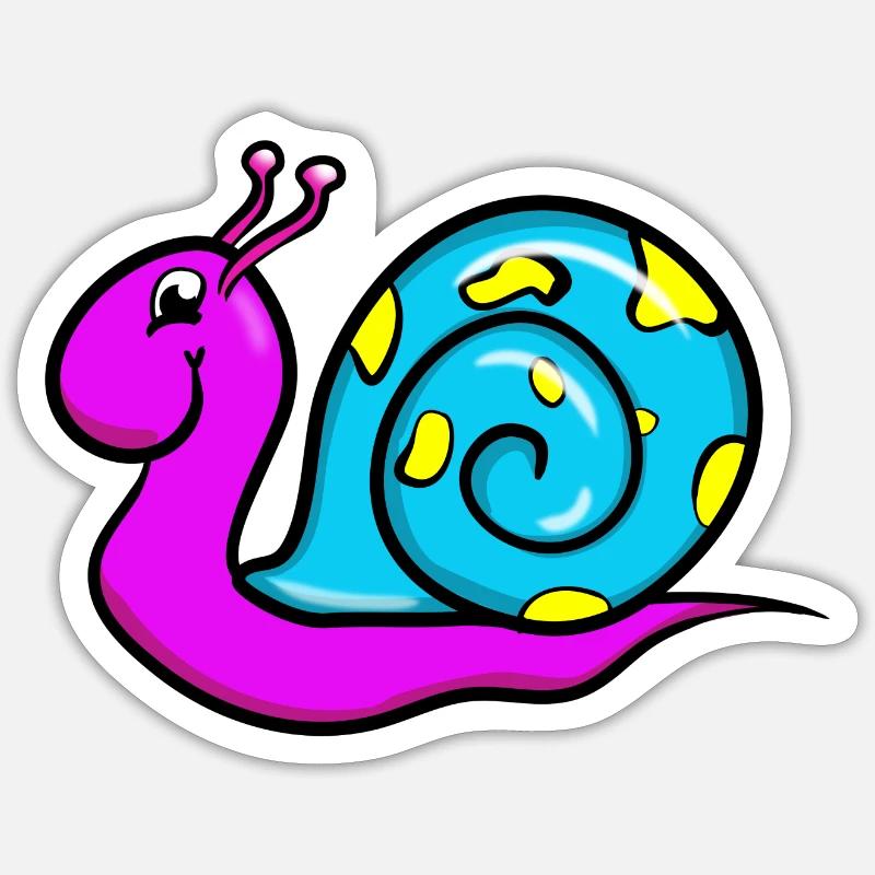 slug Sticker size S (10 x 10 cm)