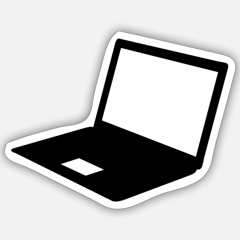 Ordinateur Sticker taille S (10 x 10 cm)
