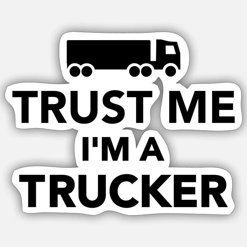 Trucker Sticker Größe S (10 x 10 cm)