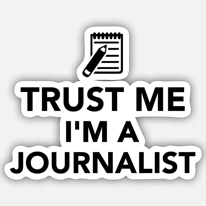 Journalist Sticker Größe S (10 x 10 cm)