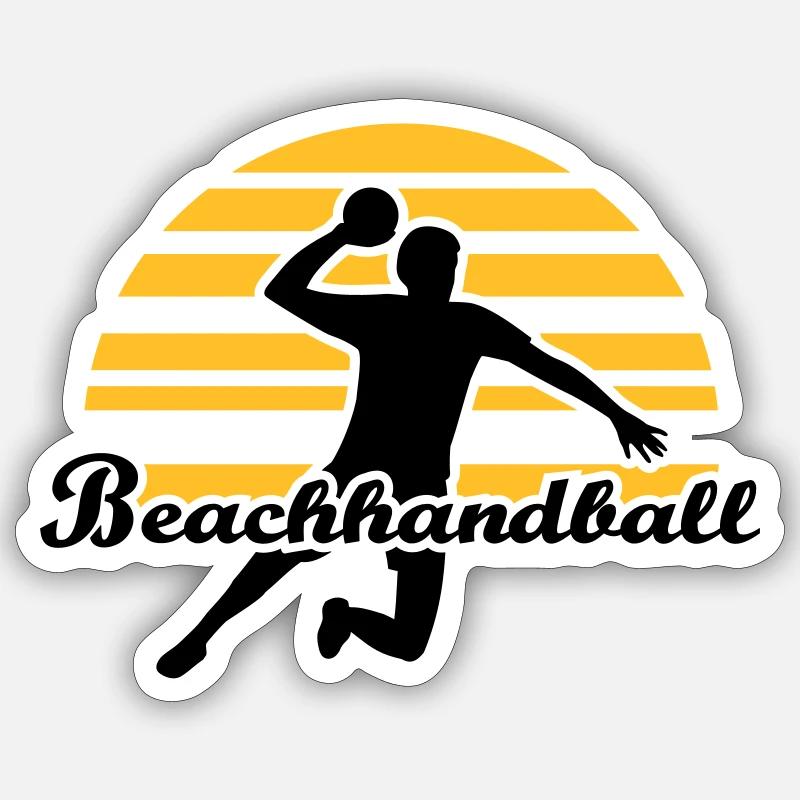 Beachhandball Sticker size S (10 x 10 cm)