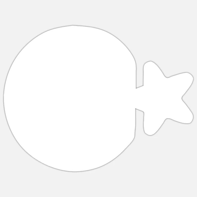 Turc - Sticker taille S (10 x 10 cm) - blanc mat