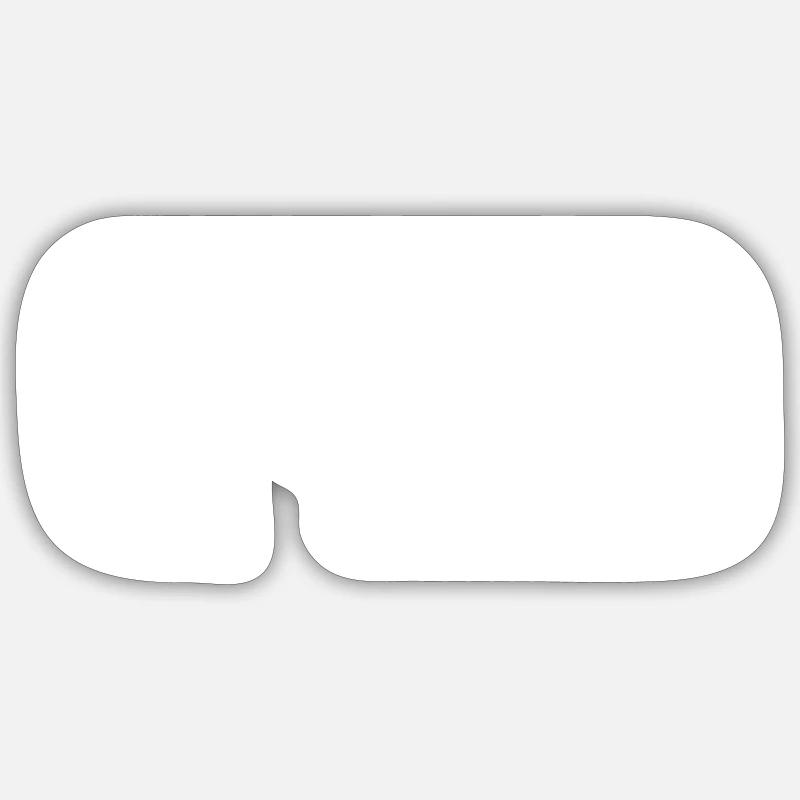 FUEL - Sticker Größe S (10 x 10 cm) - Mattweiß