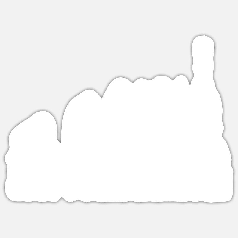 stop me from pursuing evolution funny gift Sticker size S (10 x 10 cm)