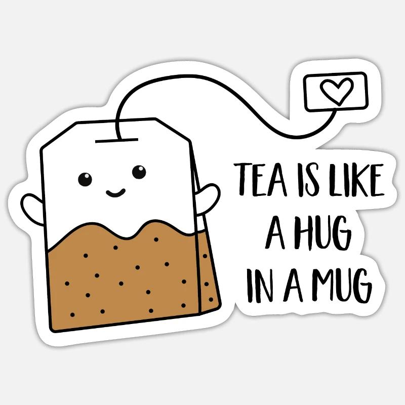tea Sticker size S (10 x 10 cm)