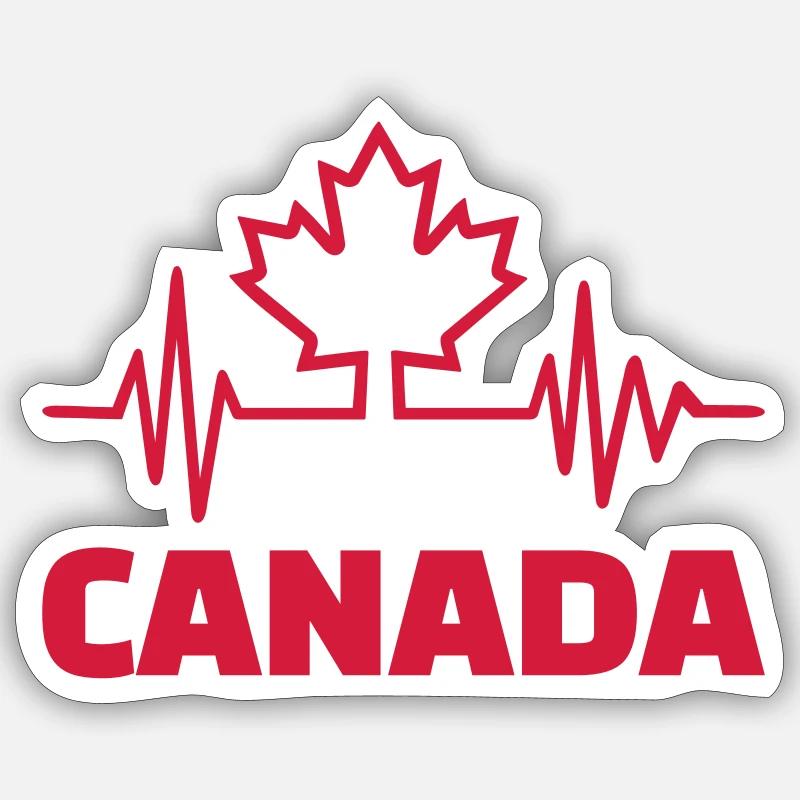 Canada - Sticker size S (10 x 10 cm) - white matte