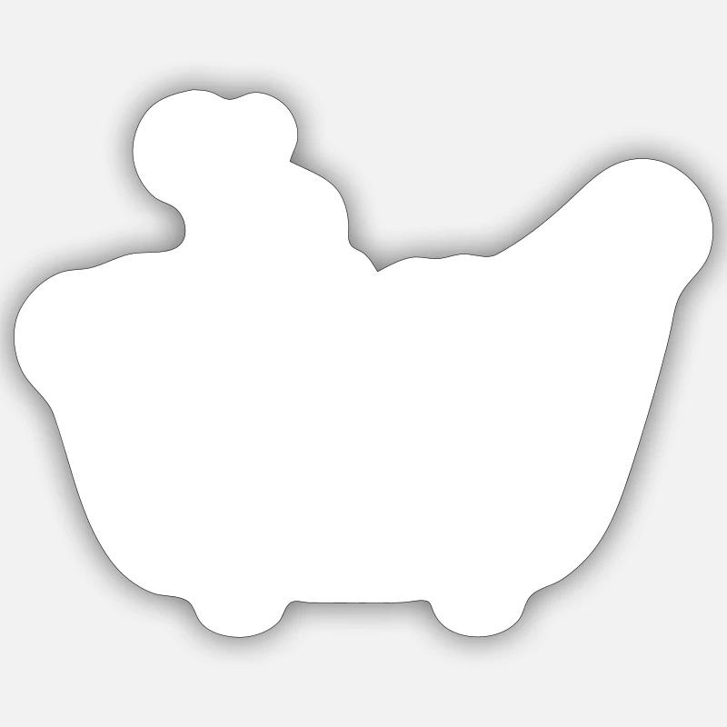 Sticker taille S (10 x 10 cm) - 