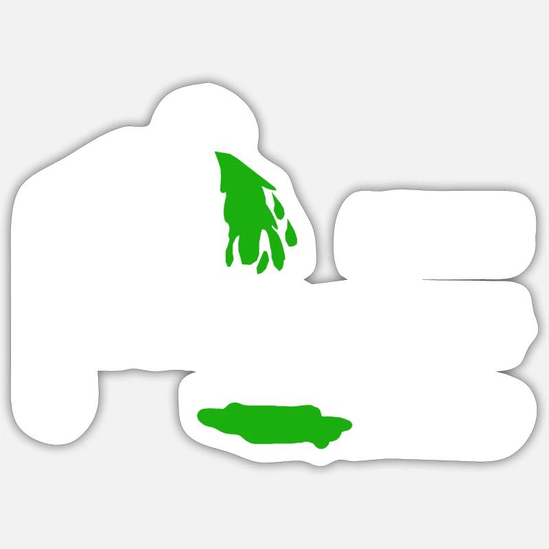 Dad - Sticker Größe S (10 x 10 cm) - Mattweiß