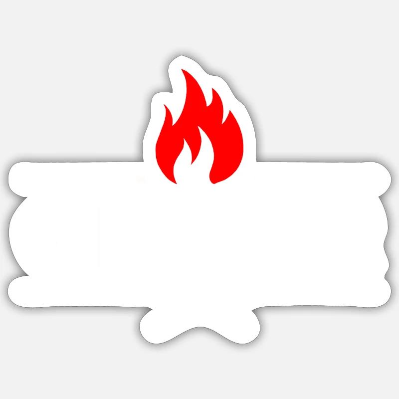 grilling - Sticker size S (10 x 10 cm) - white matte