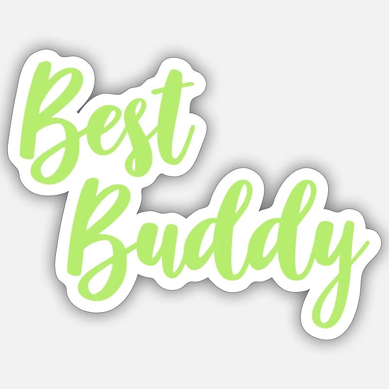 Best buddy Sticker size S (10 x 10 cm)