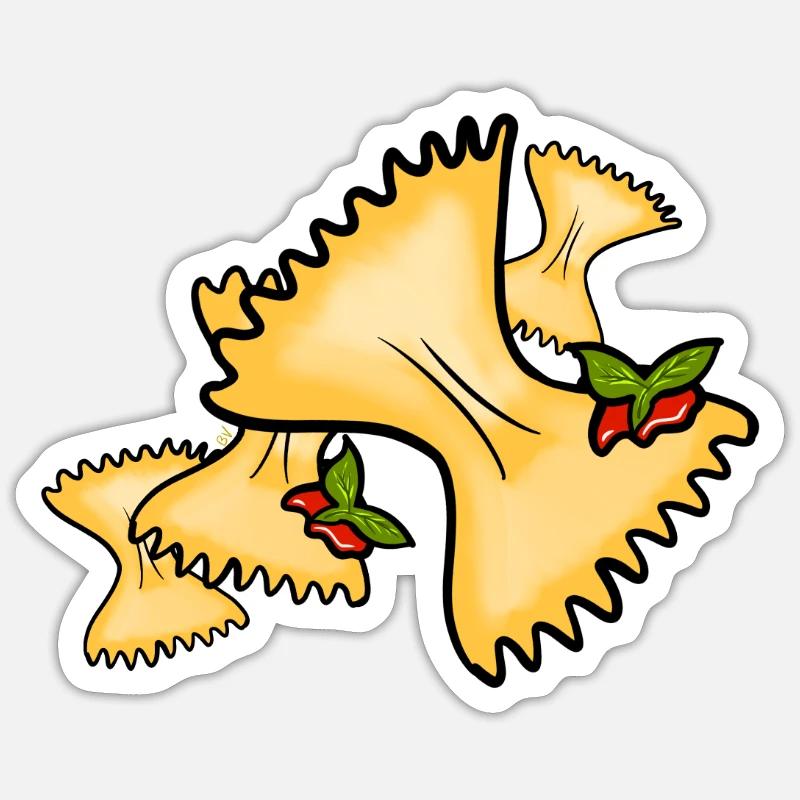 Pasta! Sticker size S (10 x 10 cm)