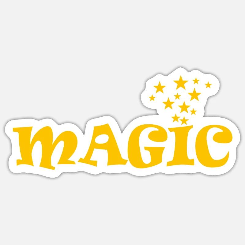 MAGIC - Sticker size S (10 x 10 cm) - white matte