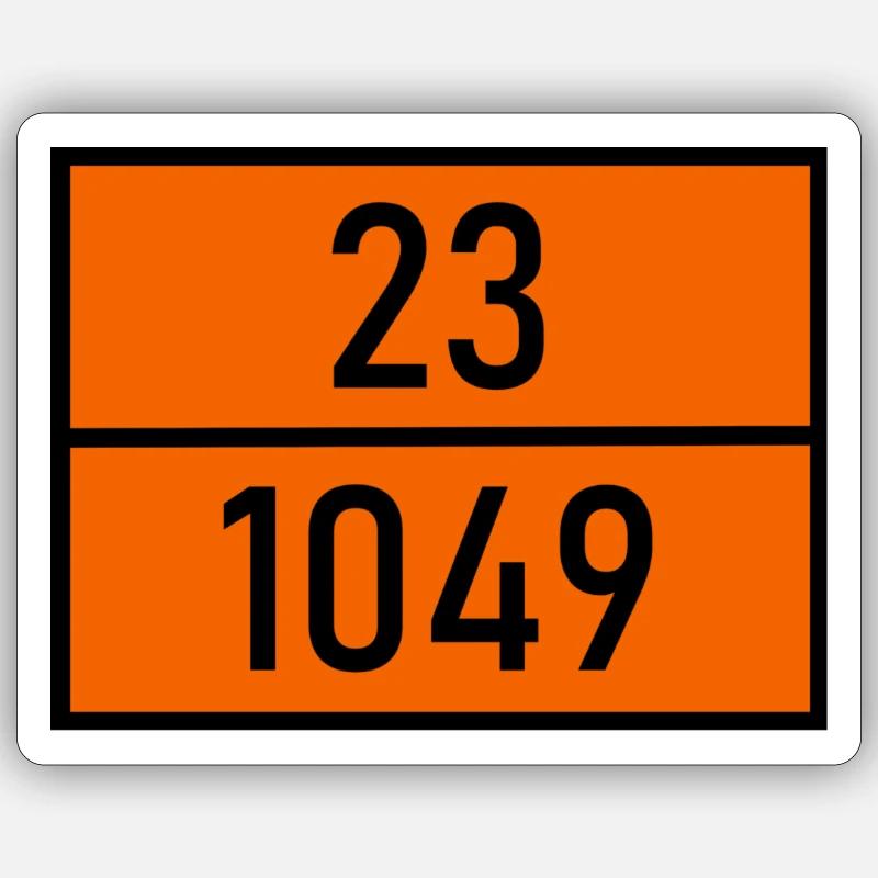 adr hydrogène 1049 Sticker taille S (10 x 10 cm)