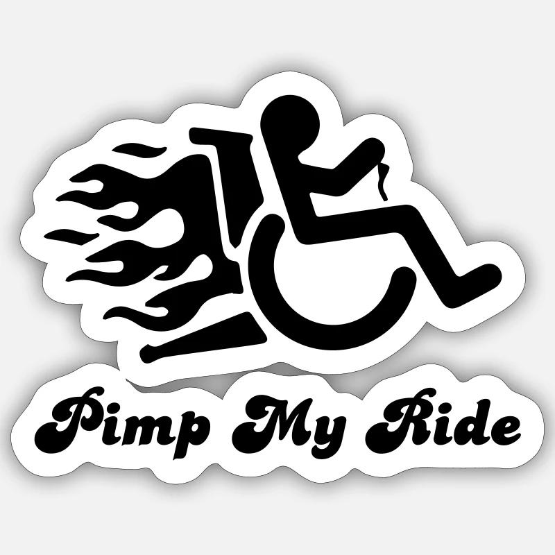 Pimp my Ride Sticker Größe S (10 x 10 cm)