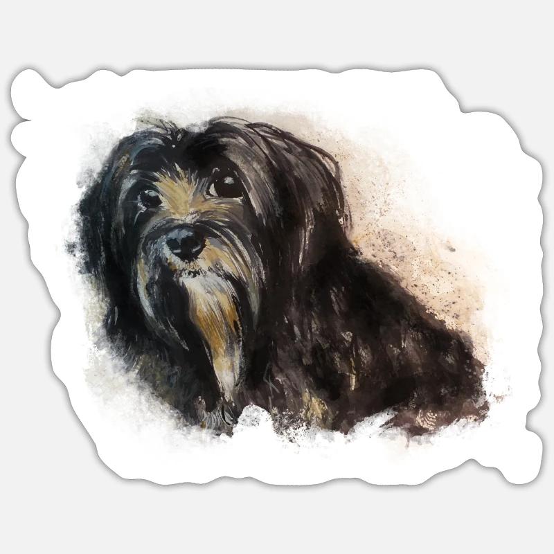 Havanese - Sticker size S (10 x 10 cm) - white matte
