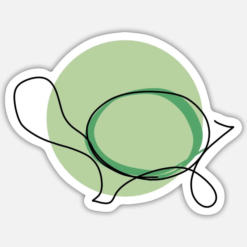 Turtle Sticker size S (10 x 10 cm)