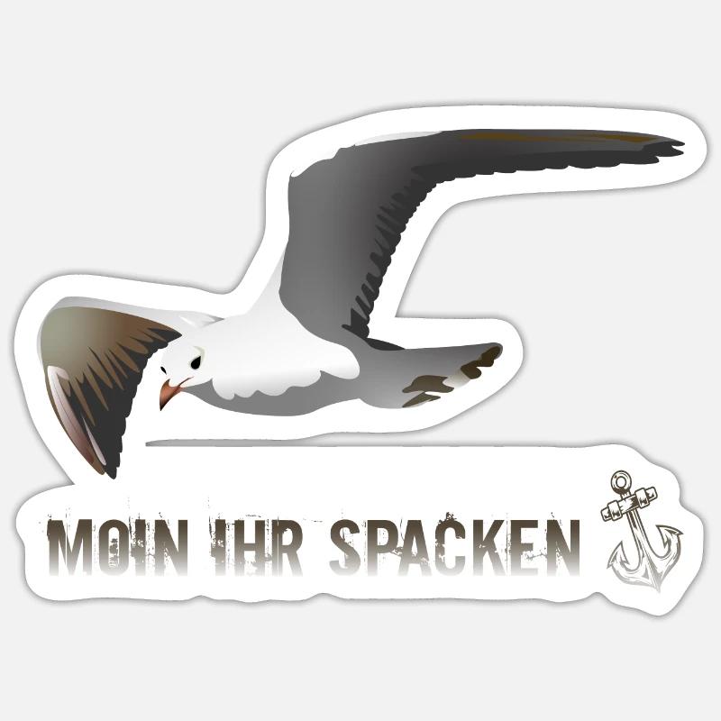 Moewe moin l’emballe Sticker taille S (10 x 10 cm)